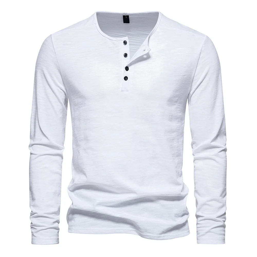 Camiseta de manga larga para hombre corte ajustado Vanthea